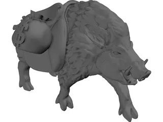 Boar 3D Model