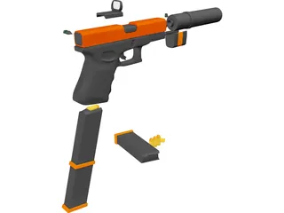 Glock 3D Model