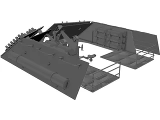 Turret RhM Waffentragger 3D Model