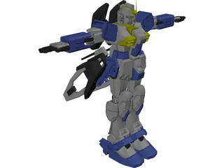 RX-78GP03S Gundam Dendrobium Stamen 3D Model