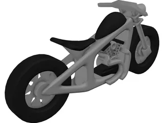 Wood Moto Kids 3D Model