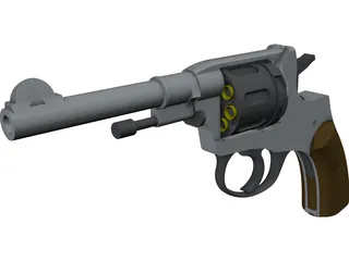 Na Gan Revolver 3D Model