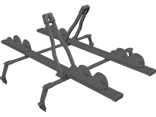 Thule Ride Roof Rack 3D Model