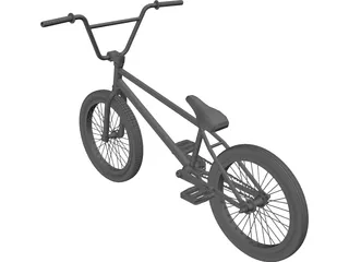 BMX Bike 3D Model