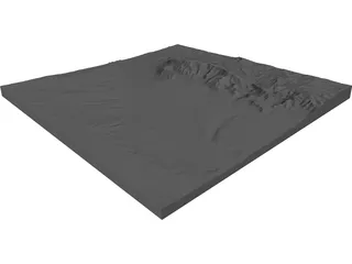 Albuquerque Topology 3D Model