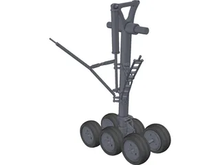 Boeing 777 Main Landing Gear 3D Model