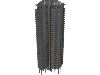 Skyscraper 3D Model