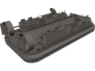 LCAC Hovercraft 3D Model