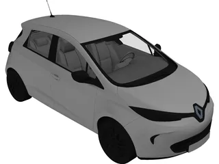 Renault Zoe (2012) 3D Model