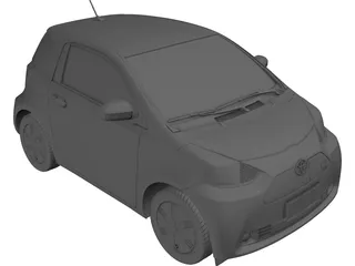 Toyota iQ EV (2012) 3D Model