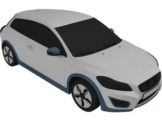 Volvo C30 BEV (2011) 3D Model