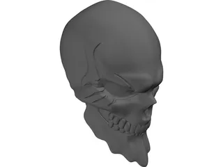 Ainz Ooal Gown Skull 3D Model