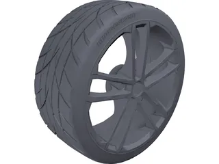 Volkswagen GTD Rims 3D Model