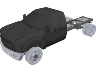 Ford F-550 Chassis 3D Model