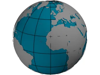 Globe 3D Model