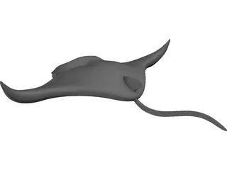 Manta Ray 3D Model