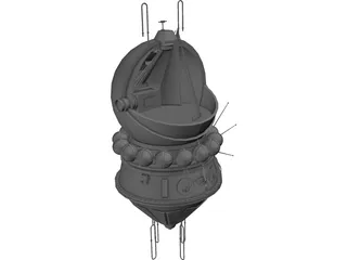 Vostok 1 3D Model