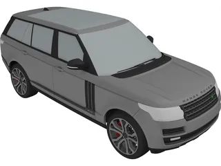 Range Rover SVA Dynamic LWB (2017) 3D Model