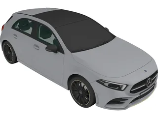 Mercedes-Benz A-Class (2019) 3D Model