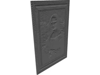 Mona Lisa 3D Model