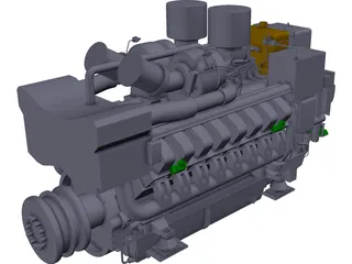 MTU 4000 3D Model