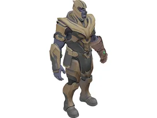 Thanos Armor 3D Model