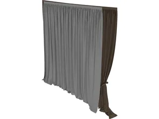 Curtain 3D Model