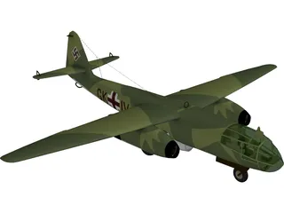 Arado Ar 234 Blitz (1945) 3D Model