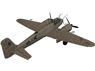 Junkers Ju 88 3D Model