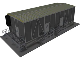 Gas Processing Skid 3D Model