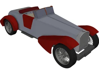 Classic Vehicle 3D Model