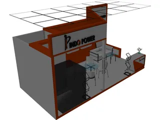 Exhibition Stand 3D Model