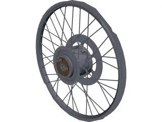 Hudraulic Front Wheel Drive 3D Model
