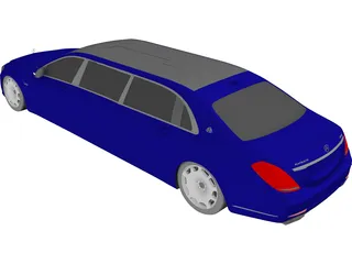 Mercedes-Maybach S600 Pullman 3D Model