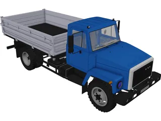 GAZ 3307 3D Model