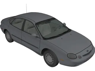 Ford Taurus (1996) 3D Model