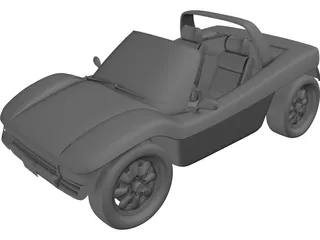 Dune Buggy 3D Model