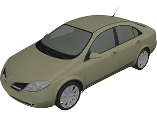 Nissan Primera [P12] (2001) 3D Model