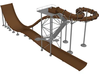 Water Park 3D Model