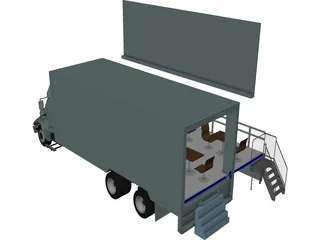 Event Truck 3D Model