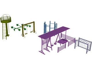 Children Playground 3D Model