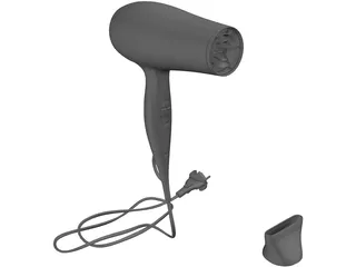 Hairdryer 3D Model