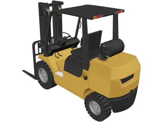 Forklift 3D Model