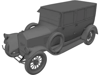 Pierce-Arrow Model 7 (1920) 3D Model