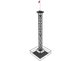 Rail Tower Extreme 3D Model