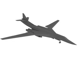 Tupolev Tu-160 3D Model