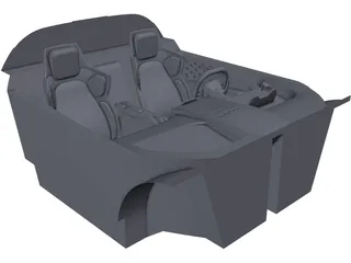 Car Interior 3D Model
