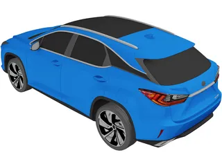 Lexus RX350 (2018) 3D Model