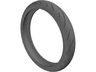 Front Tire 3D Model