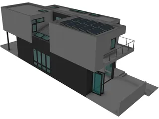 Modern Home 3D Model